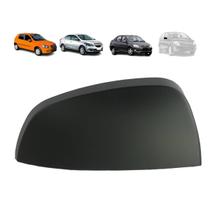 Capa retrovisor chevrolet celta 2007 a 2025 prisma meriva preta lado direito