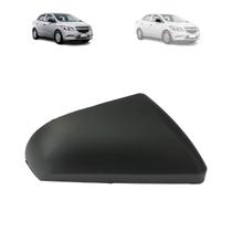 Capa retrovisor chevrolet onix 2013 a 2025 prisma preta lado direito