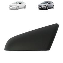 Capa retrovisor chevrolet onix 2013 a 2025 prisma preta lado esquerdo