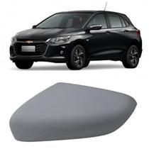 Capa Retrovisor Chevrolet Onix 2020 2021 2022 2023 2024 2025 Lado Esquerdo Primer S/ Furo Sensor Original