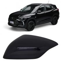 Capa Retrovisor Chevrolet Tracker 2020 2021 2022 2023 2024 2025 2026 Preto Ouro Negro Esquerdo Sem Furo Sensor