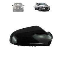 Capa retrovisor chevrolet vectra 2006 a 2011 black piano lado direito