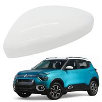 Capa Retrovisor Citroen C3 2022 2023 2024 Lado Esquerdo Branco Banquise Original