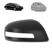 Capa retrovisor civic 12/16 ld (c/ furo pisca) (preta)