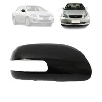 Capa retrovisor corolla 08/13 ld (c/ furo pisca)(black piano)