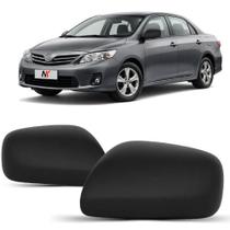 Capa Retrovisor Corolla 2008 2009 10 Á 2013 Preto Direito
