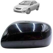 Capa Retrovisor Corolla 2009 10 até 2014 Preto Liso Original