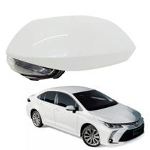 Capa Retrovisor Corolla 2020 2021 2022 2023 2024 2025 Lado Direito Branco Lunar Original Capa Retrovisor Corolla 2020 2021 2022 2023 2024 2025 Lado Direito Branco Lunar Original