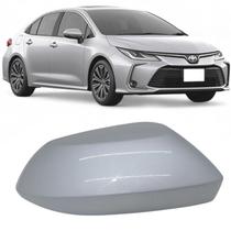 Capa Retrovisor Corolla 2020 2021 2022 2023 2024 2025 Lado Direito Prata SuperNova Original