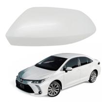 Capa Retrovisor Corolla 2020 2021 2022 2023 2024 2025 Lado Esquerdo Branco Lunar Perola Original
