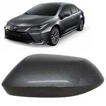 Capa Retrovisor Corolla 2020 2021 2022 2023 2024 2025 Lado Esquerdo Cinza Granito Original