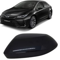 Capa Retrovisor Corolla 2020 2021 2022 2023 2024 2025 Lado Esquerdo Preto Eclipse Original