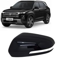 Capa Retrovisor Creta 2023 2024 2025 2026 Lado Esquerdo Preto Onix Original