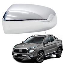 Capa Retrovisor Cromada Fiat Toro 2016 2017 2018 2019 2020 2021 2022 2023 2024 2025 Lado Esquerdo Original