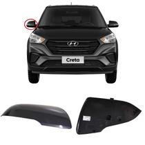 Capa Retrovisor Direito Creta 17 A 21 Preto Brilho Original