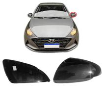 Capa Retrovisor direito HB20 2019 a 2022 Preto s/ pisca