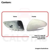 Capa Retrovisor Esq Hb20 2020 A 2021 Branco Atlas