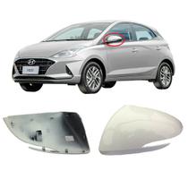 Capa Retrovisor Esq HB20 2020 a 2021 Branco Atlas Original
