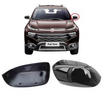 Capa Retrovisor Esquerd Fiat Toro 2017 A 2021 Preto