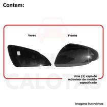 Capa Retrovisor Esquerdo Hb20 2019 A 2022 Preto