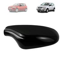 Capa retrovisor fiat palio 2004 a 2011 black piano lado esquerdo