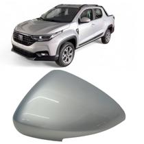 Capa Retrovisor Fiat Strada Endurance 2021 2022 2023 2024 2025 Lado Esquerdo Prata Bari Com Furo Original Capa Retrovisor Fiat Strada Endurance 2021 2022 2023 2024 2025 Lado Esquerdo Prata Bari Com Furo Original
