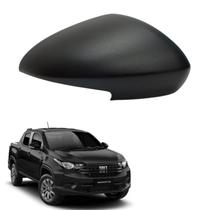 Capa Retrovisor Fiat Strada Freedom 2021 2022 2023 2024 2025 Lado Direito Preto Fosco Original