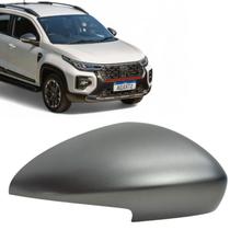 Capa Retrovisor Fiat Strada Volcano 2023 2024 2025 Lado Direito Cinza Strato Fosco Original