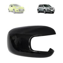 Capa retrovisor fiat uno vivace 2010 a 2021 (black piano) lado direito