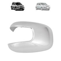 Capa retrovisor fiat uno vivace 2010 a 2021 cromada lado direito