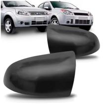 Capa Retrovisor Fiesta 2003 a 2014 KA 2008 a 2014 Preto