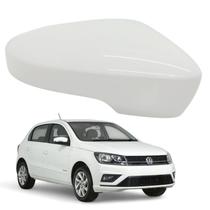 Capa Retrovisor Gol 2013 2014 2015 2016 2017 2018 2019 2020 2021 2022 2023 Branco Cristal Direito Original
