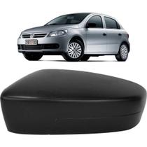 Capa Retrovisor Gol G5 2008 À 2010 Preta Lisa Lado Esquerdo
