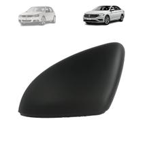 Capa retrovisor golf 14/19 - jetta 19/21 le (c/ furo pisca) (preta)