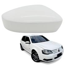 Capa Retrovisor Golf Sportline 2012 2013 2014 Branco Cristal Direito Sem Furo