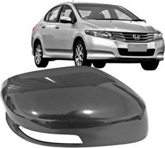 Capa Retrovisor Honda City 2009 10 11 12 13 2014 Com Furo de Pisca