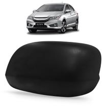 Capa Retrovisor Honda City 2014 2015 2016 Preto Novo