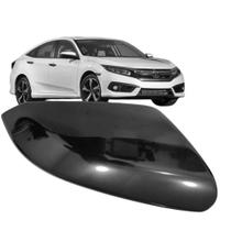 Capa Retrovisor Honda Civic 2017 18 19 20 2021 Sem Furo de Pisca