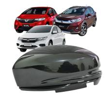 Capa Retrovisor Honda Fit 2014 até 2021 City Wrv 2018 até 2021 Sem Furo Pisca