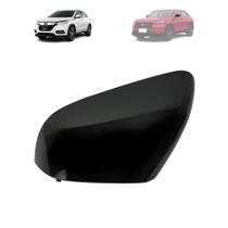Capa retrovisor honda hrv 2015 a 2021 black piano lado esquerdo