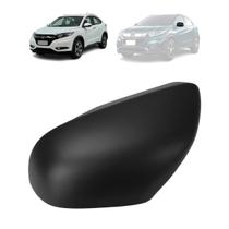 Capa retrovisor honda hrv 2015 a 2021 preta lado esquerdo