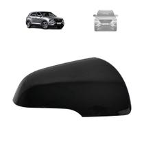 Capa retrovisor hyundai creta 2017 a 2021 com pisca black piano lado direito