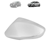Capa retrovisor hyundai hb20 2012 a 2025 com furo pisca cromada lado esquerdo Capa retrovisor hyundai hb20 2012 a 2025 com furo pisca cromada lado esquerdo