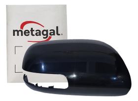 Capa retrovisor lado direito preto brilhoso c/ furo para pisca corolla 2008 2009 2010 2011 2012 2013