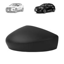 Capa retrovisor nissan kicks 2016 a 2021 preta lado esquerdo Capa retrovisor nissan kicks 2016 a 2021 preta lado esquerdo