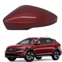 Capa Retrovisor Nivus 2020 2021 2022 2023 2024 2025 Vermelho Sunset Lado Esquerdo