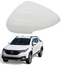 Capa Retrovisor Nova Strada Branco Banchisa Com Furo 2021 2022 2023 2024 2025 Lado Esquerdo Original