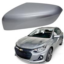 Capa Retrovisor Onix Plus 2020 2021 2022 2023 2024 2025 Lado Esquerdo Prata Shark Sem Furo Sensor Original Capa Retrovisor Onix Plus 2020 2021 2022 2023 2024 2025 Lado Esquerdo Prata Shark Sem Furo Sensor Original