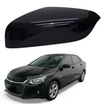 Capa Retrovisor Onix Plus 2020 2021 2022 2023 2024 2025 Preto Ouro Negro Lado Esquerdo Original