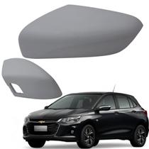 Capa Retrovisor Onix Plus 2020 2021 2022 2023 2024 2025 Primer Lado Esquerdo Com Furo Sensor